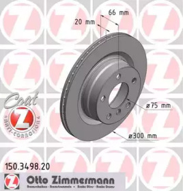 Тормозной диск ZIMMERMANN для BMW 3 (F30, F80) 320 i xDrive