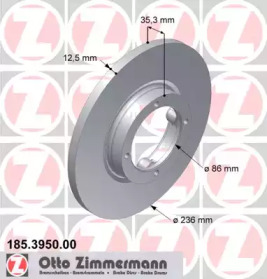 Дисковой тормозной механизм ZIMMERMANN для CHEVROLET MATIZ (M200, M250) 1.0