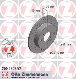 Дисковой тормозной механизм ZIMMERMANN для NISSAN PRIMERA Traveller (WP11) 2.0 TD
