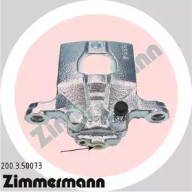 Суппорт диского колесного тормозного механизма ZIMMERMANN для NISSAN CUBE (Z12) 1.5 dCi