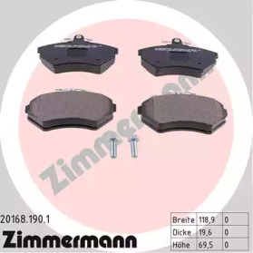 Запчасти для ТО ZIMMERMANN для VW CADDY II Variant (9K9B) 1.4