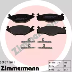 Запчасти для ТО ZIMMERMANN для VW POLO (6N1) 64 1.9 D