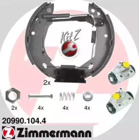 Тормозная колодка / накладка ZIMMERMANN для PEUGEOT 306 Кабриолет (7D, N3, N5) 1.8 16V