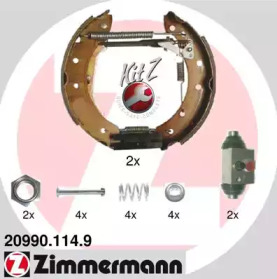 Тормозная колодка / накладка ZIMMERMANN для PEUGEOT 306 Кабриолет (7D, N3, N5) 1.8 16V