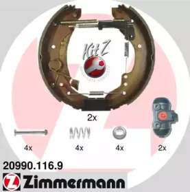 Тормозная колодка / накладка ZIMMERMANN для FIAT DUCATO c бортовой платформой/ходовая часть (230_) 2.5 TDI