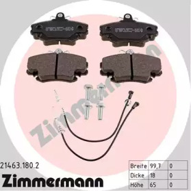 Дисковой тормозной механизм ZIMMERMANN для RENAULT CLIO I (B/C57_, 5/357_) 1.4