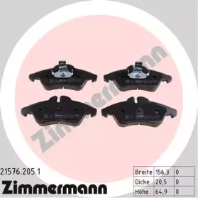 Дисковой тормозной механизм ZIMMERMANN для MERCEDES-BENZ SPRINTER 3-t Фургон (903) 308 CDI