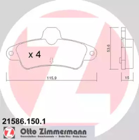 Дополнительные работы ZIMMERMANN для FORD COUGAR (EC_) 2.5 ST 200