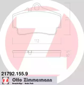 Дисковой тормозной механизм ZIMMERMANN для PORSCHE 911 (996) 3.4 Carrera