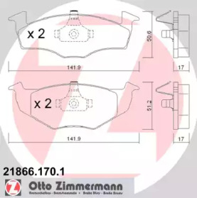 Запчасти для ТО ZIMMERMANN для VW POLO (6N1) 64 1.9 D