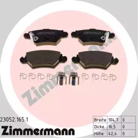 Дополнительные работы ZIMMERMANN для CHEVROLET ZAFIRA (F75) 2.0