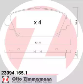 Дополнительные работы ZIMMERMANN для NISSAN PRIMERA Hatchback (P12) 1.6