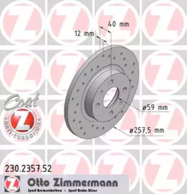 Дисковой тормозной механизм ZIMMERMANN для ALFA ROMEO 146 (930_) 1.9 TD (930.B4A)