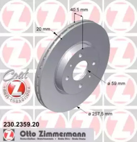 Тормозной диск ZIMMERMANN для ALFA ROMEO 146 (930_) 1.7 i.e. 16V (930.B1)