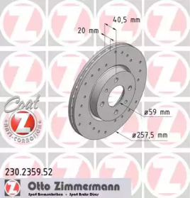Тормозной диск ZIMMERMANN для ALFA ROMEO 146 (930_) 1.7 i.e. 16V (930.B1)