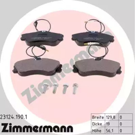 Дисковой тормозной механизм ZIMMERMANN для PEUGEOT 306 Кабриолет (7D, N3, N5) 2.0 16V