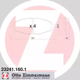 Запчасти для ТО ZIMMERMANN для CHEVROLET SPARK 1.0 SX