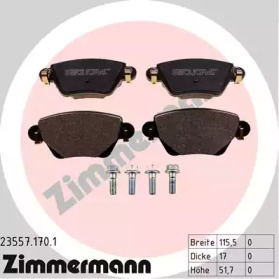 Дисковой тормозной механизм ZIMMERMANN для JAGUAR X-TYPE Estate (X400) 2.0 D