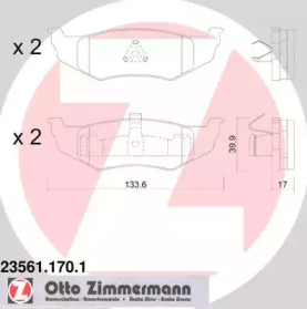 Запчасти для ТО ZIMMERMANN для DODGE NEON 2.0 16V