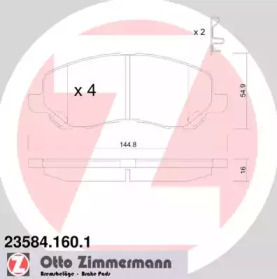 Запчасти для ТО ZIMMERMANN для JEEP COMPASS (MK49) 2.4 4x4