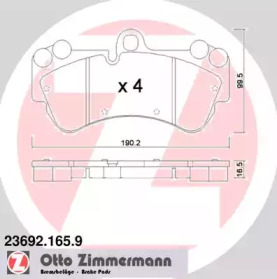 Дополнительные работы ZIMMERMANN для PORSCHE CAYENNE (9PA) Turbo 4.5
