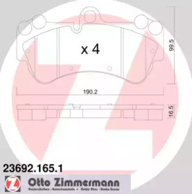 Дополнительные работы ZIMMERMANN для PORSCHE CAYENNE (9PA) Turbo 4.5