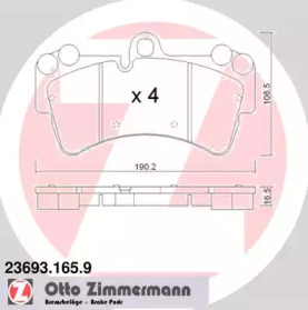 Дополнительные работы ZIMMERMANN для PORSCHE CAYENNE (9PA) Turbo 4.5