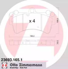 Дополнительные работы ZIMMERMANN для PORSCHE CAYENNE (9PA) Turbo 4.5