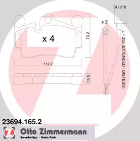 Дополнительные работы ZIMMERMANN для PORSCHE CAYENNE (9PA) Turbo 4.5