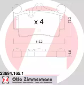 Дополнительные работы ZIMMERMANN для PORSCHE CAYENNE (9PA) Turbo 4.5