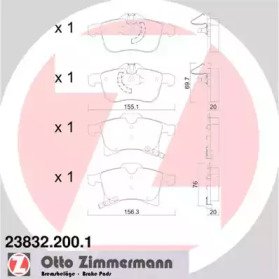 Дополнительные работы ZIMMERMANN для CHEVROLET ZAFIRA (F75) 2.0