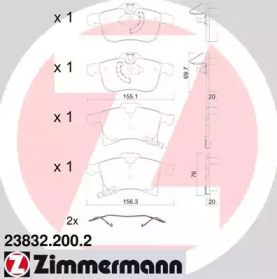 Дополнительные работы ZIMMERMANN для CHEVROLET ZAFIRA (F75) 2.0