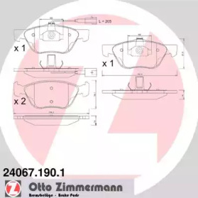 Дисковой тормозной механизм ZIMMERMANN для ALFA ROMEO 146 (930_) 2.0 16V Quadrifoglio (930.B5)
