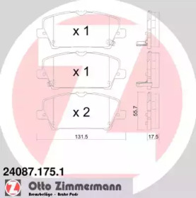 Дополнительные работы ZIMMERMANN для HONDA CIVIC VIII Hatchback (FN, FK) 2.2 CTDi (FK3)
