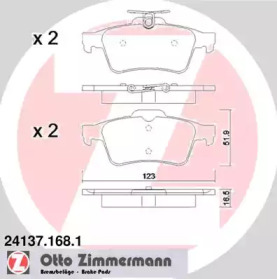 Запчасти для ТО ZIMMERMANN для JAGUAR XJ (X351) 2.0