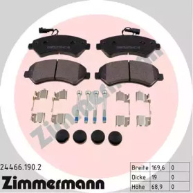 Запчасти для ТО ZIMMERMANN для PEUGEOT BOXER c бортовой платформой/ходовая часть 2.0 BlueHDi 160