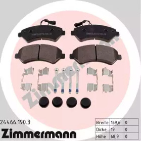 Запчасти для ТО ZIMMERMANN для PEUGEOT BOXER c бортовой платформой/ходовая часть 2.0 BlueHDi 160