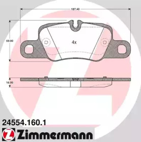 Дополнительные работы ZIMMERMANN для PORSCHE 911 тарга (991) 3.0 Carrera 4S