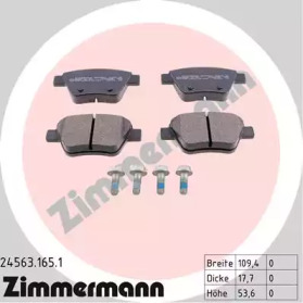 Тормозные колодки ZIMMERMANN для VW GOLF VI (5K1) 1.6