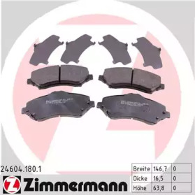 Тормозные колодки ZIMMERMANN для DODGE JOURNEY 2.4 ECO+