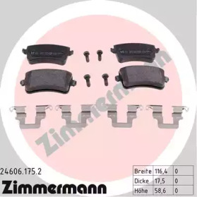 Дисковой тормозной механизм ZIMMERMANN для AUDI A4 Avant (8K5, B8) 2.0 TDI quattro