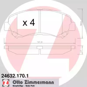 Запчасти для ТО ZIMMERMANN для NISSAN X-TRAIL (T31) 2.0