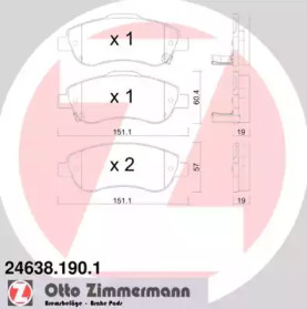 Запчасти для ТО ZIMMERMANN для HONDA CR-V IV (RM_) 2.0 AWD (RE5)
