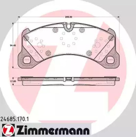 Дополнительные работы ZIMMERMANN для PORSCHE CAYENNE (92A) 3.0 Diesel