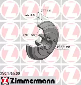 Барабанный тормозной механизм ZIMMERMANN для FORD FOCUS седан (DFW) 1.8 16V