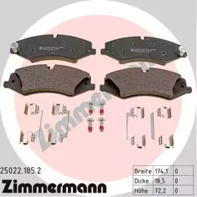 Дисковой тормозной механизм ZIMMERMANN для LAND ROVER DISCOVERY V (L462) 3.0 D 4x4