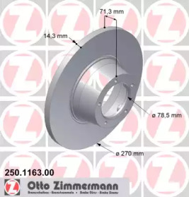 Дисковой тормозной механизм ZIMMERMANN для FORD TRANSIT Фургон (V_ _) 2.4 D (VVS)
