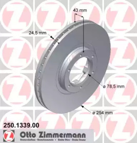 Дисковой тормозной механизм ZIMMERMANN для FORD TRANSIT Фургон (E_ _) 2.0 i (EAL, EAS)