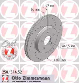 Дисковой тормозной механизм ZIMMERMANN для JAGUAR X-TYPE Estate (X400) 2.0 D