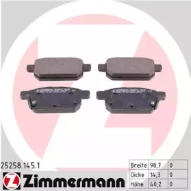 Запчасти для ТО ZIMMERMANN для SUZUKI VITARA (LY) 1.4 T AllGrip (APK 414)